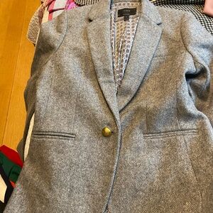 J. Crew Grey Wool Blazer